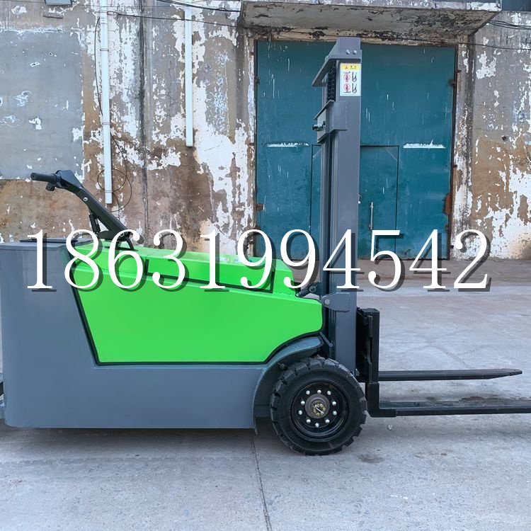 奇台县小型电动叉车1吨2吨步行站驾式电瓶堆高充电装卸车液压升降车铲车